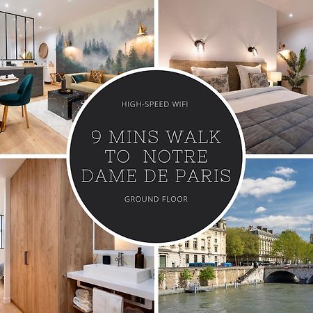 Appartement Cosy A 9 Min A Pied De La Cathedrale Notre Dame Paris Dış mekan fotoğraf