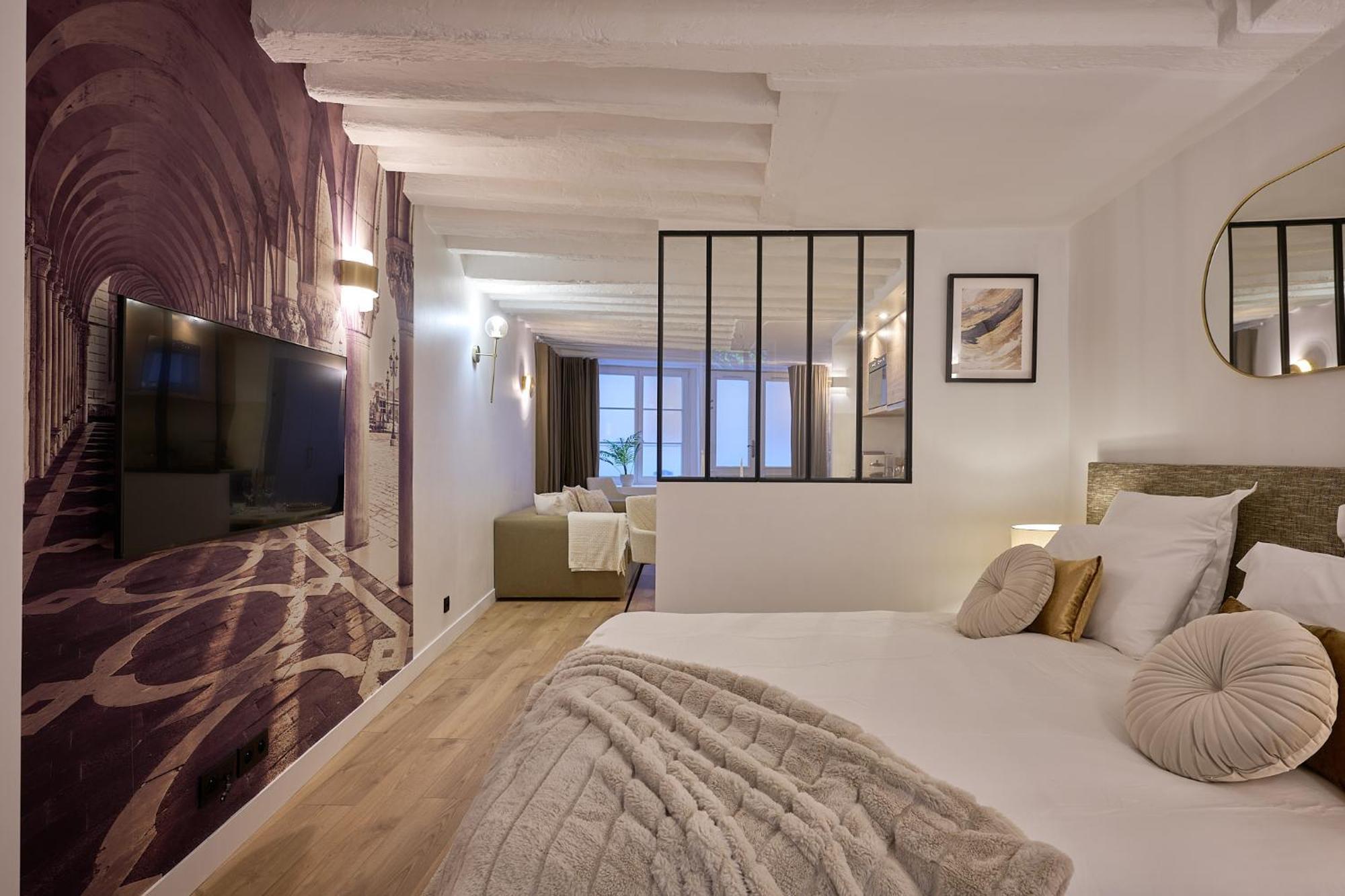 Appartement Cosy A 9 Min A Pied De La Cathedrale Notre Dame Paris Dış mekan fotoğraf